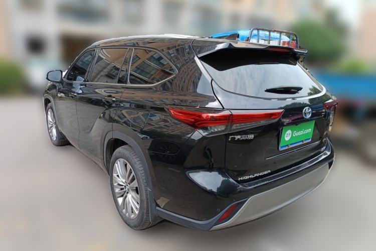 Used Toyota Highlander 2023 2.5L Smart Electric Hybrid Dual-Engine Four-Wheel Drive Prestige Version – 7 Seats Rear Left 45 Deg