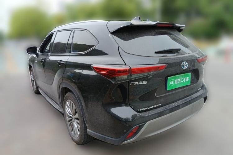 Used Toyota Highlander 2023 2.5L Smart Electric Hybrid Dual-Engine Four-Wheel Drive Prestige Version – 7 Seats Rear Left 45 Deg