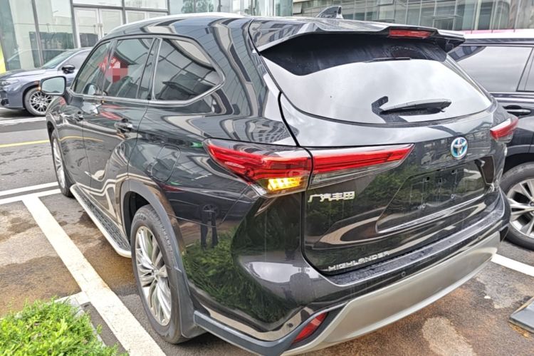 Used Toyota Highlander 2023 2.5L Smart Electric Hybrid Dual-Drive Prestige Version 7 Seats Rear Left 45 Deg