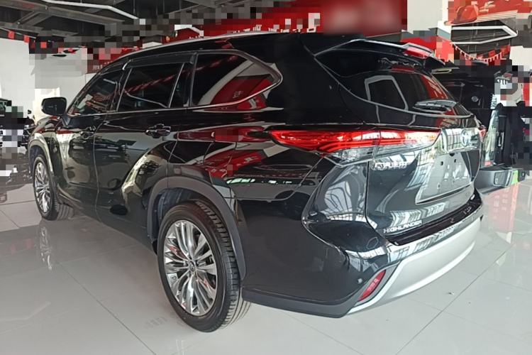 Used Toyota Highlander 2023 2.5L Smart Electric Hybrid Dual-Engine Four-Wheel Drive Prestige Version – 7 Seats Rear Left 45 Deg