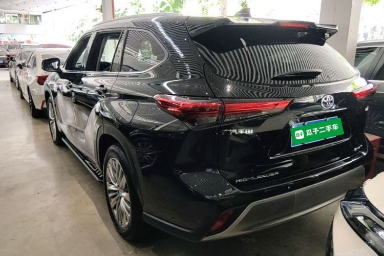 Used Toyota Highlander 2023 2.5L Smart Electric Hybrid Dual-Engine Four-Wheel Drive Prestige Version – 7 Seats Rear Left 45 Deg