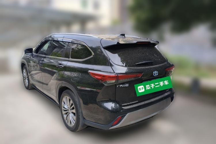 Used Toyota Highlander 2023 2.5L Smart Electric Hybrid Dual-Engine Four-Wheel Drive Prestige Version – 7 Seats Rear Left 45 Deg