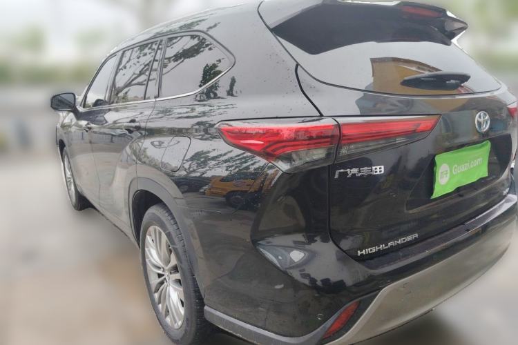 Used Toyota Highlander 2023 2.5L Smart Electric Hybrid Dual-Engine Four-Wheel Drive Prestige Version – 7 Seats Rear Left 45 Deg