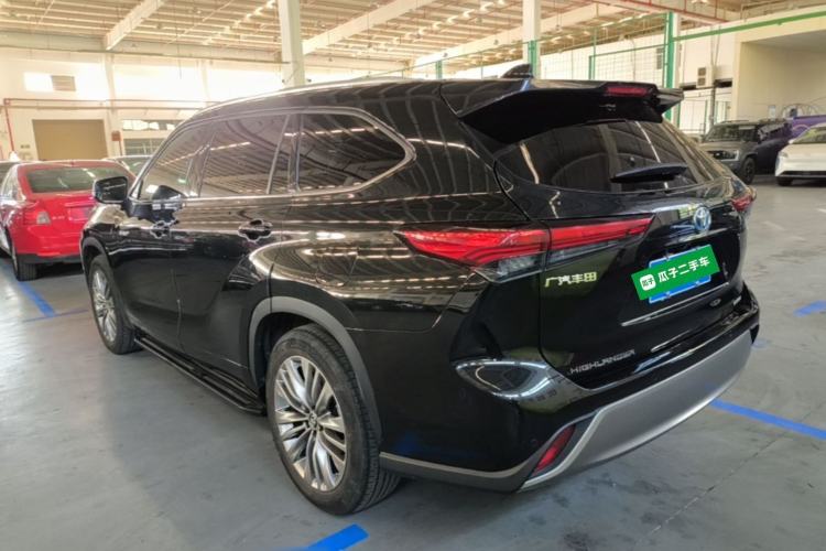 Used Toyota Highlander 2023 2.5L Smart Electric Hybrid Dual-Engine Four-Wheel Drive Prestige Version – 7 Seats Rear Left 45 Deg