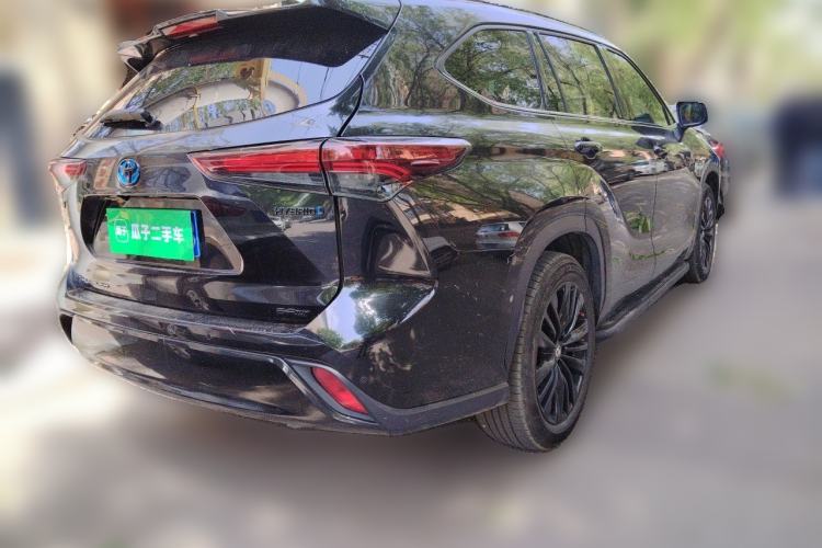 Used Toyota Highlander 2023 2.5L Smart Electric Hybrid Dual-Engine 4x4 Knight Edition 7 Seats Rear Right 45 Deg