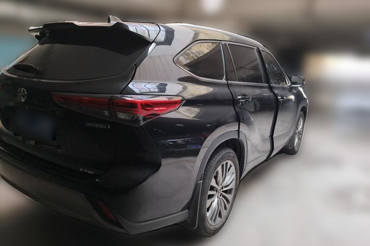 Used Toyota Highlander 2023 2.5L Smart Electric Hybrid Dual-Engine Four-Wheel Drive Prestige Version – 7 Seats Rear Right 45 Deg