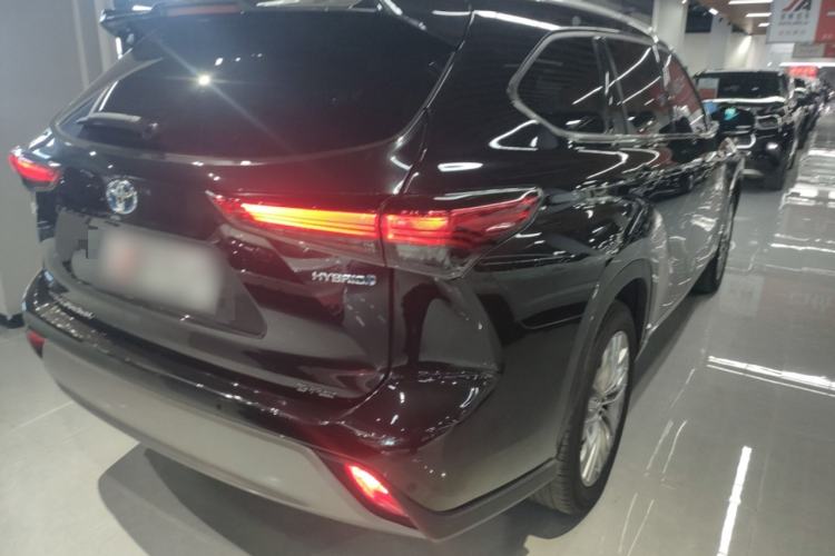 Used Toyota Highlander 2023 2.5L Smart Electric Hybrid Dual-Engine Four-Wheel Drive Prestige Version – 7 Seats Rear Right 45 Deg