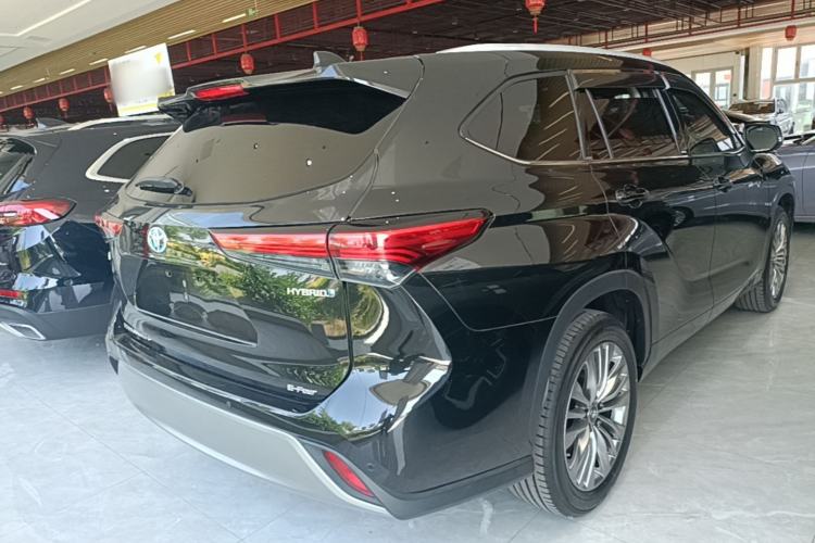Used Toyota Highlander 2023 2.5L Smart Electric Hybrid Dual-Engine Four-Wheel Drive Prestige Version – 7 Seats Rear Right 45 Deg