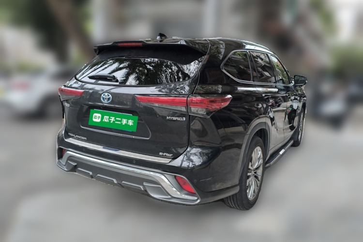 Used Toyota Highlander 2023 2.5L Smart Electric Hybrid Dual-Engine Four-Wheel Drive Prestige Version – 7 Seats Rear Right 45 Deg