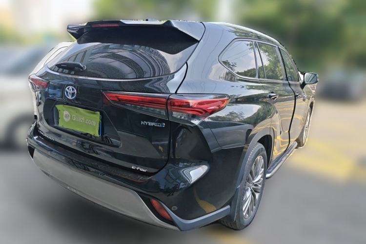 Used Toyota Highlander 2023 2.5L Smart Electric Hybrid Dual-Engine Four-Wheel Drive Prestige Version – 7 Seats Rear Right 45 Deg