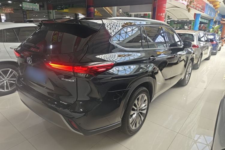 Used Toyota Highlander 2023 2.5L Smart Electric Hybrid Dual-Engine Four-Wheel Drive Prestige Version – 7 Seats Rear Right 45 Deg