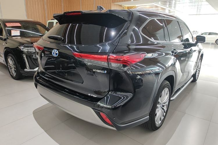 Used Toyota Highlander 2023 2.5L Smart Electric Hybrid Dual-Engine Four-Wheel Drive Prestige Version – 7 Seats Rear Right 45 Deg