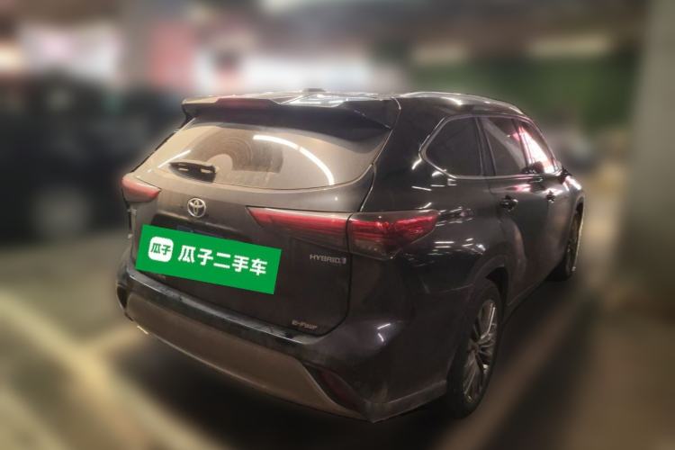 Used Toyota Highlander 2023 2.5L Smart Electric Hybrid Dual-Engine 4x4 Knight Edition 7 Seats Rear Right 45 Deg