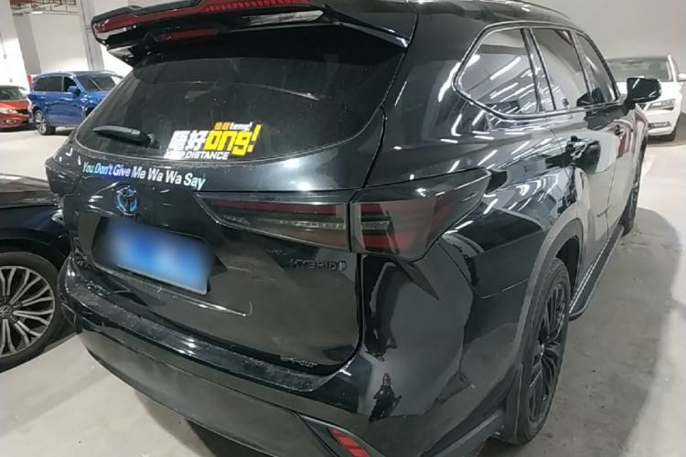 Used Toyota Highlander 2023 2.5L Smart Electric Hybrid Dual-Engine 4x4 Knight Edition 7 Seats Rear Right 45 Deg