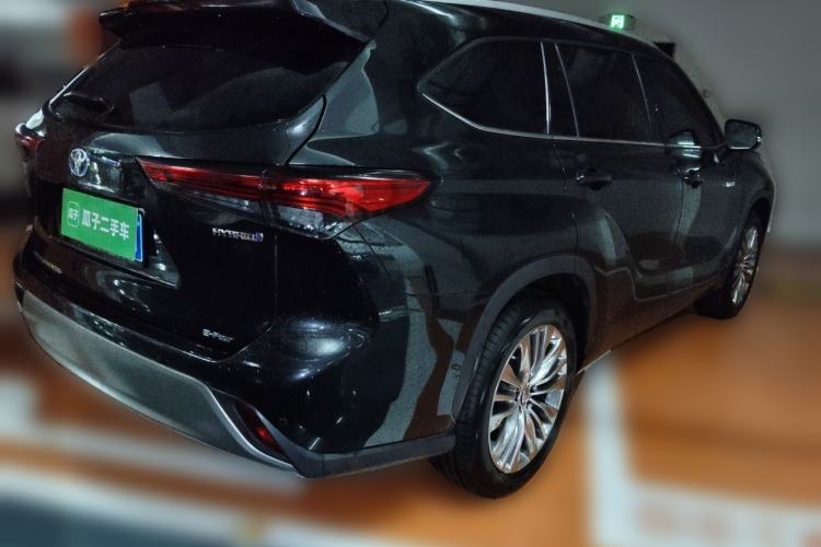 Used Toyota Highlander 2023 2.5L Smart Electric Hybrid Dual-Engine Four-Wheel Drive Prestige Version – 7 Seats Rear Right 45 Deg