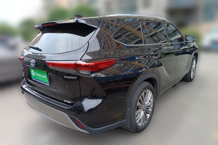 Used Toyota Highlander 2023 2.5L Smart Electric Hybrid Dual-Engine Four-Wheel Drive Prestige Version – 7 Seats Rear Right 45 Deg