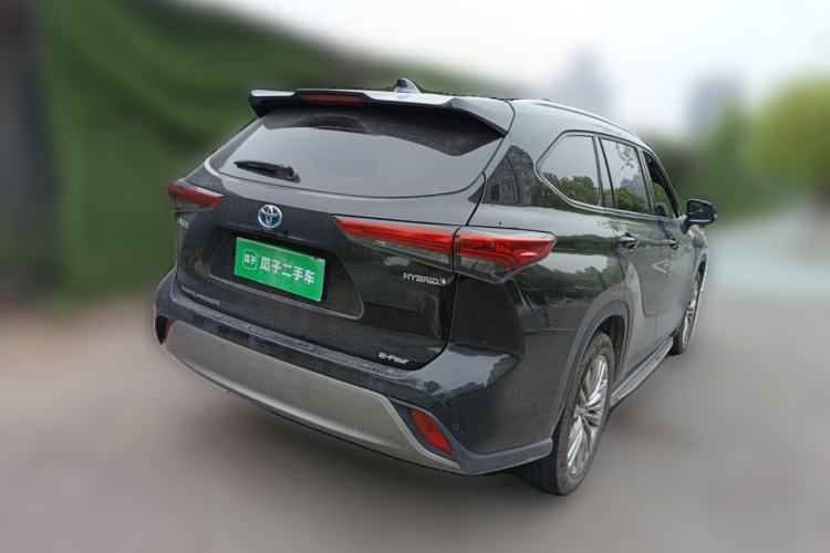 Used Toyota Highlander 2023 2.5L Smart Electric Hybrid Dual-Engine Four-Wheel Drive Prestige Version – 7 Seats Rear Right 45 Deg