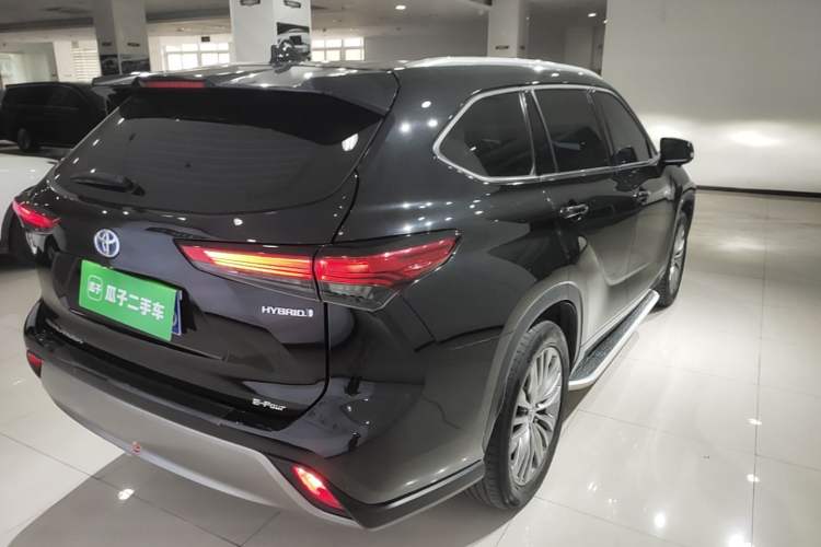Used Toyota Highlander 2023 2.5L Smart Electric Hybrid Dual-Motor All-Wheel-Drive Luxury 7-Seater Rear Right 45 Deg