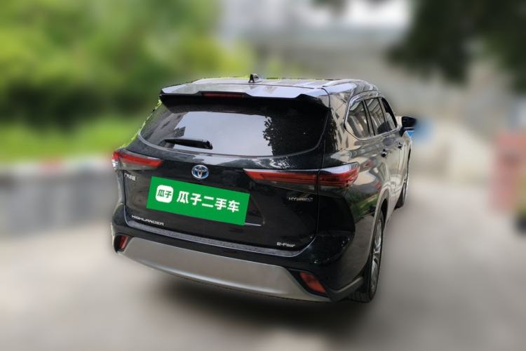 Used Toyota Highlander 2023 2.5L Smart Electric Hybrid Dual-Engine Four-Wheel Drive Prestige Version – 7 Seats Rear Right 45 Deg
