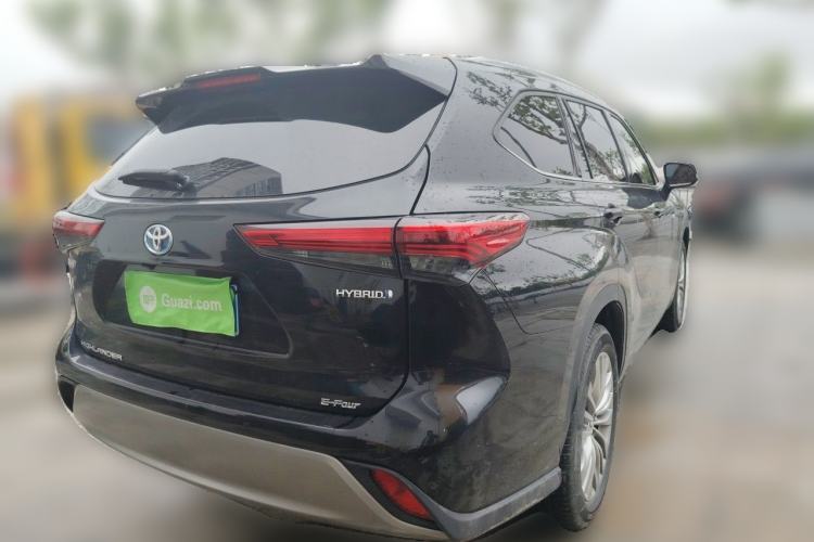 Used Toyota Highlander 2023 2.5L Smart Electric Hybrid Dual-Engine Four-Wheel Drive Prestige Version – 7 Seats Rear Right 45 Deg