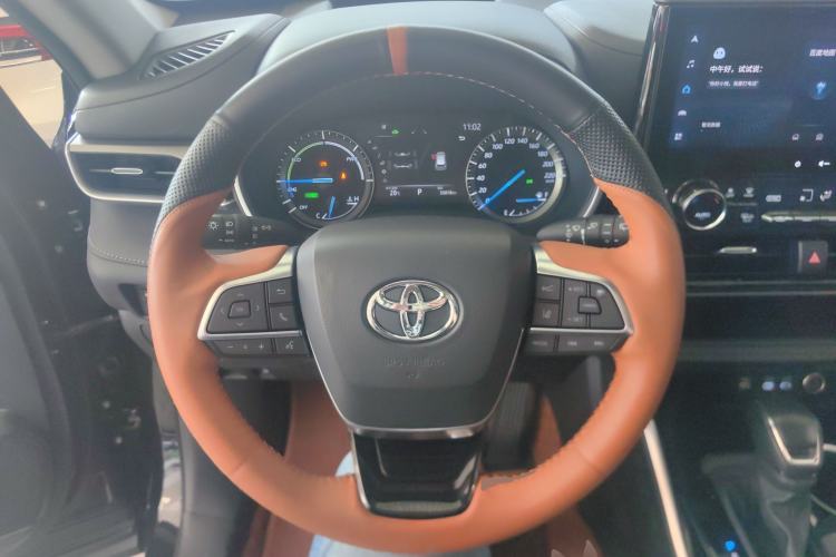 Used Toyota Highlander 2023 2.5L Smart Electric Hybrid Dual-Engine Four-Wheel Drive Prestige Version – 7 Seats Steering Wheel