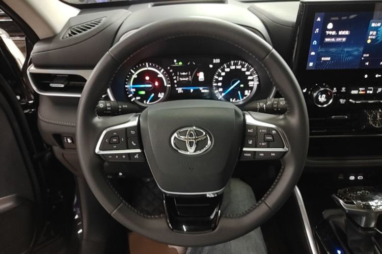 Used Toyota Highlander 2023 2.5L Smart Electric Hybrid Dual-Engine Four-Wheel Drive Prestige Version – 7 Seats Steering Wheel