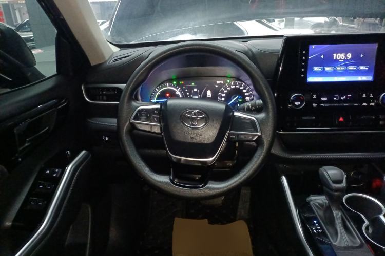 Used Toyota Highlander 2023 2.5L Smart Electric Hybrid Dual-Engine Two-Wheel Drive Elite Version 5 Seats Steering Wheel