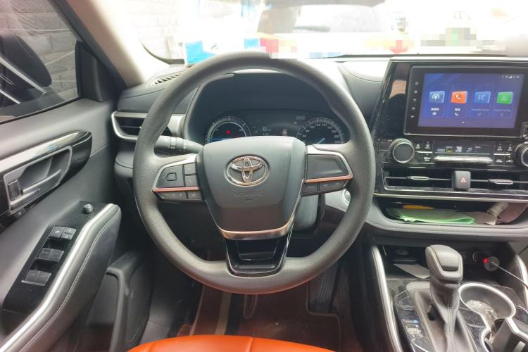 Used Toyota Highlander 2023 2.5L Smart Electric Hybrid Dual-Engine Two-Wheel Drive Elite Version 5 Seats Steering Wheel