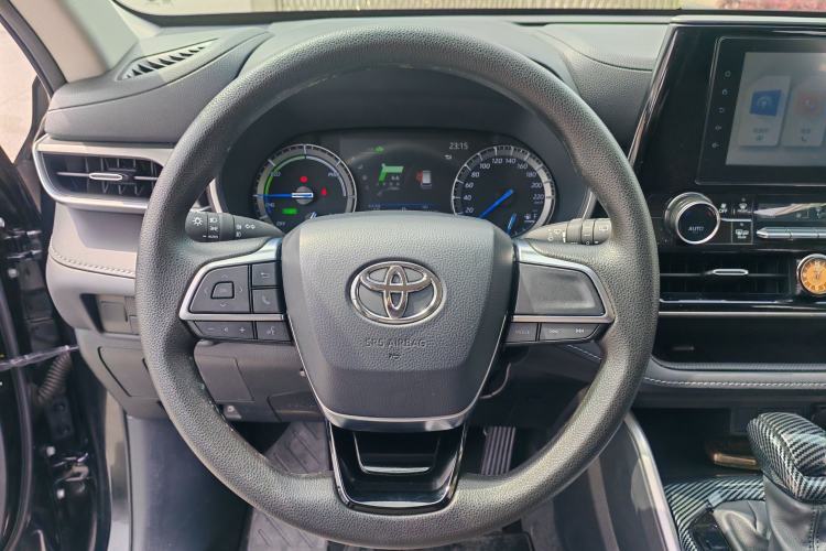 Used Toyota Highlander 2023 2.5L Smart Electric Hybrid Dual-Engine Two-Wheel Drive Elite Version 5 Seats Steering Wheel