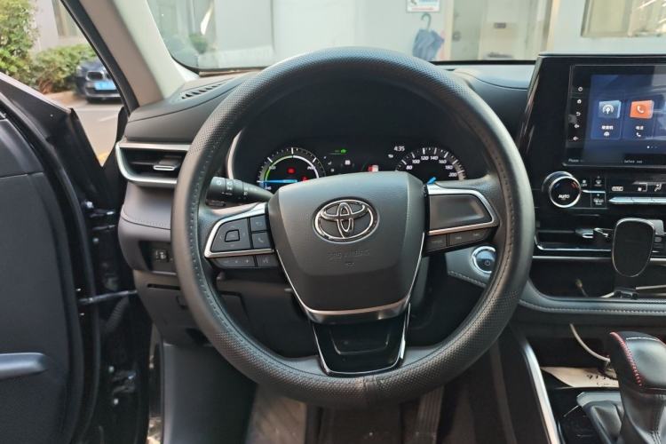 Used Toyota Highlander 2023 2.5L Smart Electric Hybrid Dual-Engine Two-Wheel Drive Elite Version 5 Seats Steering Wheel