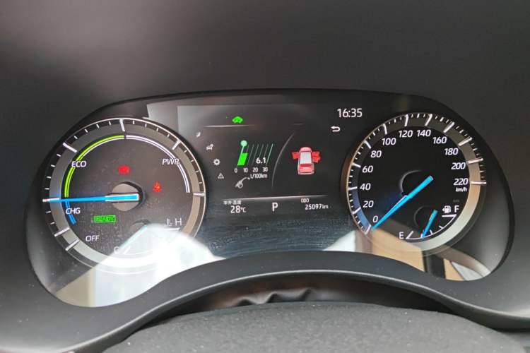 Used Toyota Highlander 2023 2.5L Smart Electric Hybrid Dual-Engine 4x4 Elite Edition 7 Seats Instrument Cluster