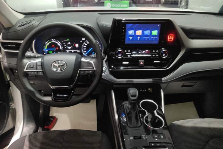 Used Toyota Highlander 2023 2.5L Smart Electric Hybrid Dual-Engine Two-Wheel Drive Elite Version 5 Seats Audio And AC Panel