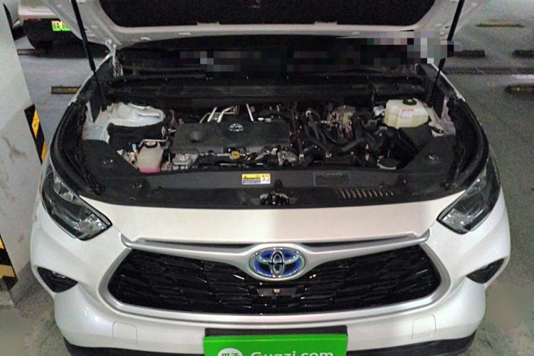 Used Toyota Highlander 2023 2.5L Smart Electric Hybrid Dual-Drive Elite Version 7 Seats Engine Bay