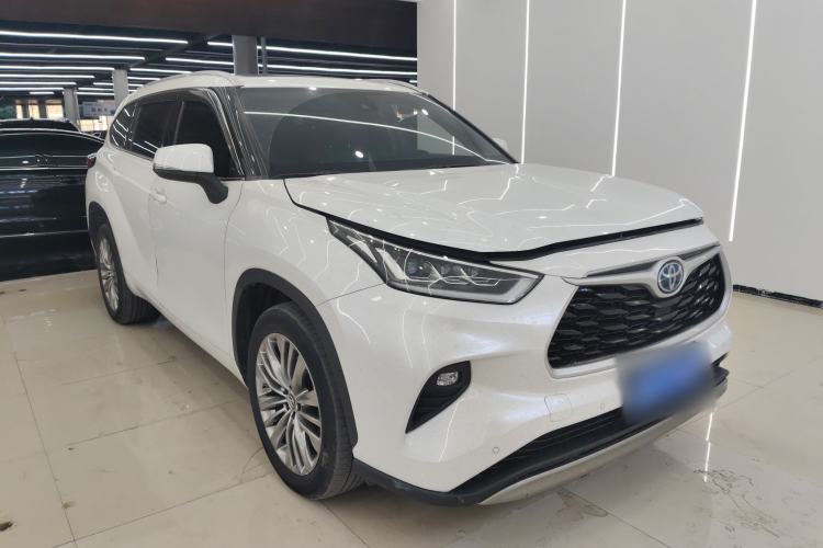 Used Toyota Highlander 2023 2.5L Smart Electric Hybrid Dual-Engine Four-Wheel Drive Prestige Version – 7 Seats Front Right 45 Deg