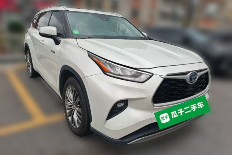 Used Toyota Highlander 2023 2.5L Smart Electric Hybrid Dual-Motor All-Wheel-Drive Luxury 7-Seater Front Right 45 Deg