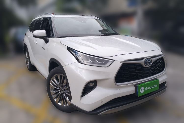 Used Toyota Highlander 2023 2.5L Smart Electric Hybrid Dual-Engine Four-Wheel Drive Prestige Version – 7 Seats Front Right 45 Deg