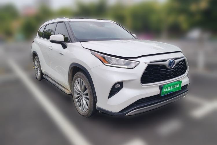 Used Toyota Highlander 2023 2.5L Smart Electric Hybrid Dual-Motor All-Wheel-Drive Luxury 7-Seater Front Right 45 Deg