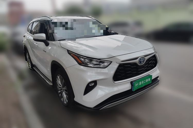 Used Toyota Highlander 2023 2.5L Smart Electric Hybrid Dual-Motor All-Wheel-Drive Luxury 7-Seater Front Right 45 Deg