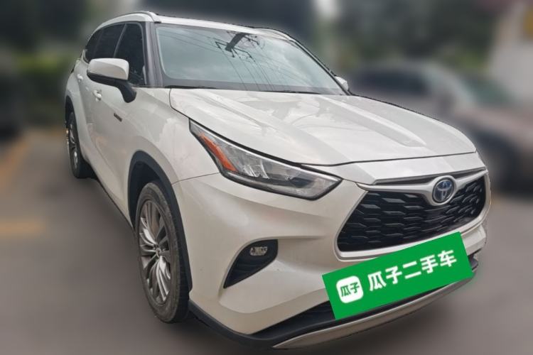 Used Toyota Highlander 2023 2.5L Smart Electric Hybrid Dual-Motor All-Wheel-Drive Luxury 7-Seater Front Right 45 Deg