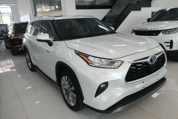 Used Toyota Highlander 2023 2.5L Smart Electric Hybrid Dual-Motor All-Wheel-Drive Luxury 7-Seater Front Right 45 Deg