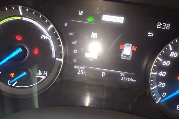 Used Toyota Highlander 2023 2.5L Smart Electric Hybrid Dual-Motor All-Wheel-Drive Luxury 7-Seater Instrument Cluster