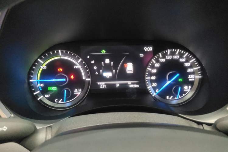 Used Toyota Highlander 2023 2.5L Smart Electric Hybrid Dual-Engine Two-Wheel Drive Elite Version 5 Seats Instrument Cluster
