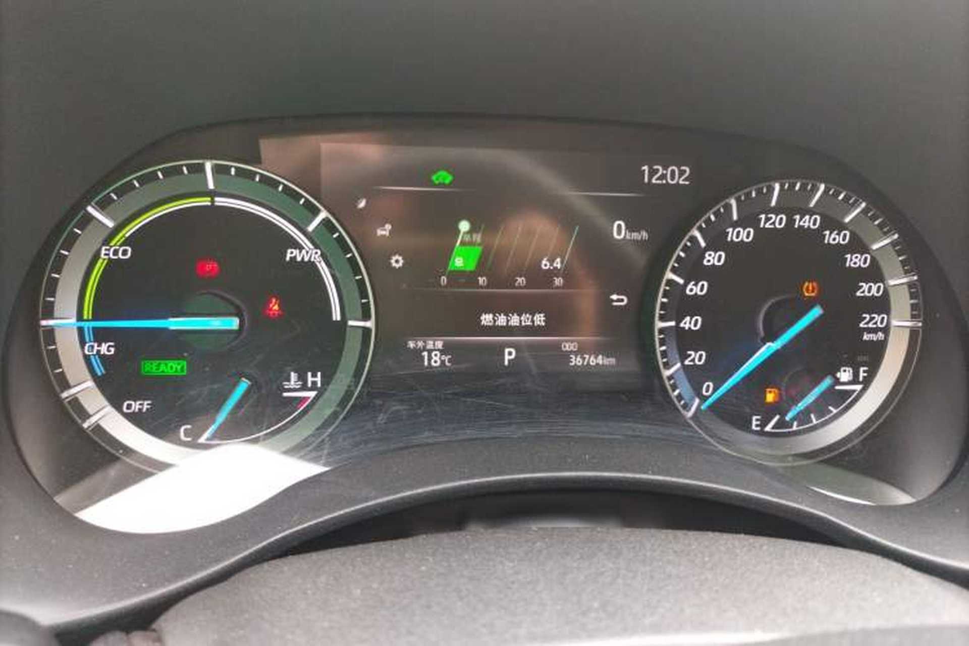 Used Toyota Highlander 2023 2.5L Smart Electric Hybrid Dual-Engine Two-Wheel Drive Elite Version 5 Seats Instrument Cluster