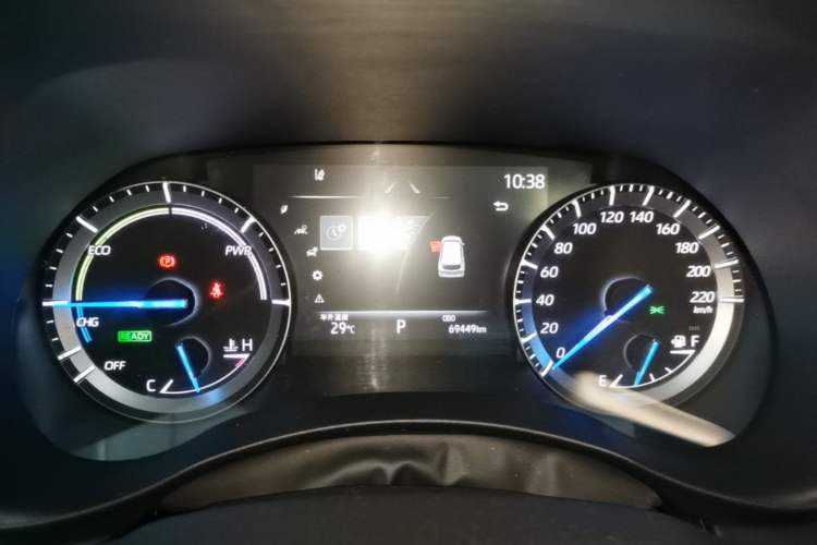 Used Toyota Highlander 2023 2.5L Smart Electric Hybrid Dual-Motor All-Wheel-Drive Luxury 7-Seater Instrument Cluster