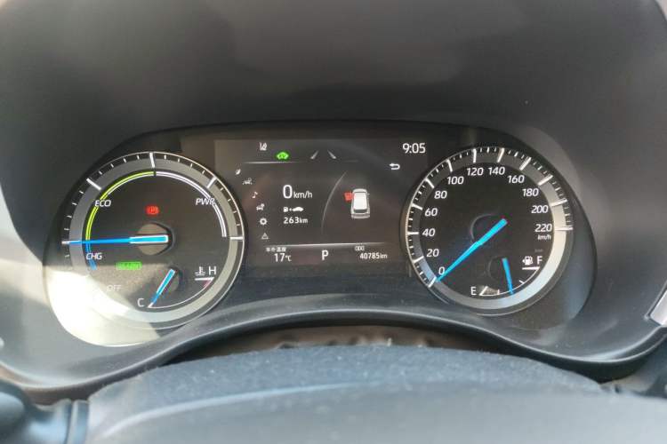 Used Toyota Highlander 2023 2.5L Smart Electric Hybrid Dual-Engine Four-Wheel Drive Prestige Version – 7 Seats Instrument Cluster