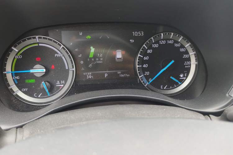 Used Toyota Highlander 2023 2.5L Smart Electric Hybrid Dual-Motor All-Wheel-Drive Luxury 7-Seater Instrument Cluster