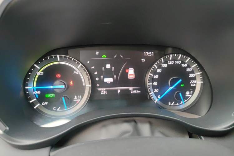 Used Toyota Highlander 2023 2.5L Smart Electric Hybrid Dual-Motor All-Wheel-Drive Luxury 7-Seater Instrument Cluster