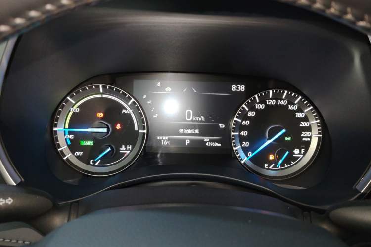 Used Toyota Highlander 2023 2.5L Smart Electric Hybrid Dual-Engine Four-Wheel Drive Prestige Version – 7 Seats Instrument Cluster
