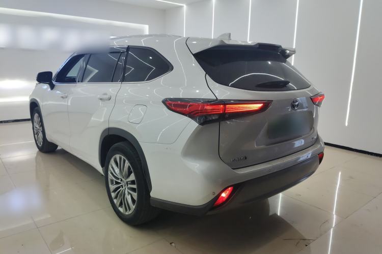 Used Toyota Highlander 2023 2.5L Smart Electric Hybrid Dual-Engine Four-Wheel Drive Prestige Version – 7 Seats Rear Left 45 Deg