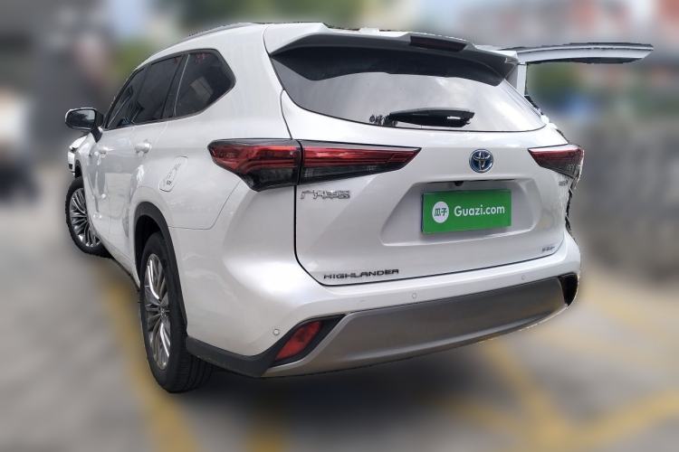 Used Toyota Highlander 2023 2.5L Smart Electric Hybrid Dual-Engine Four-Wheel Drive Prestige Version – 7 Seats Rear Left 45 Deg